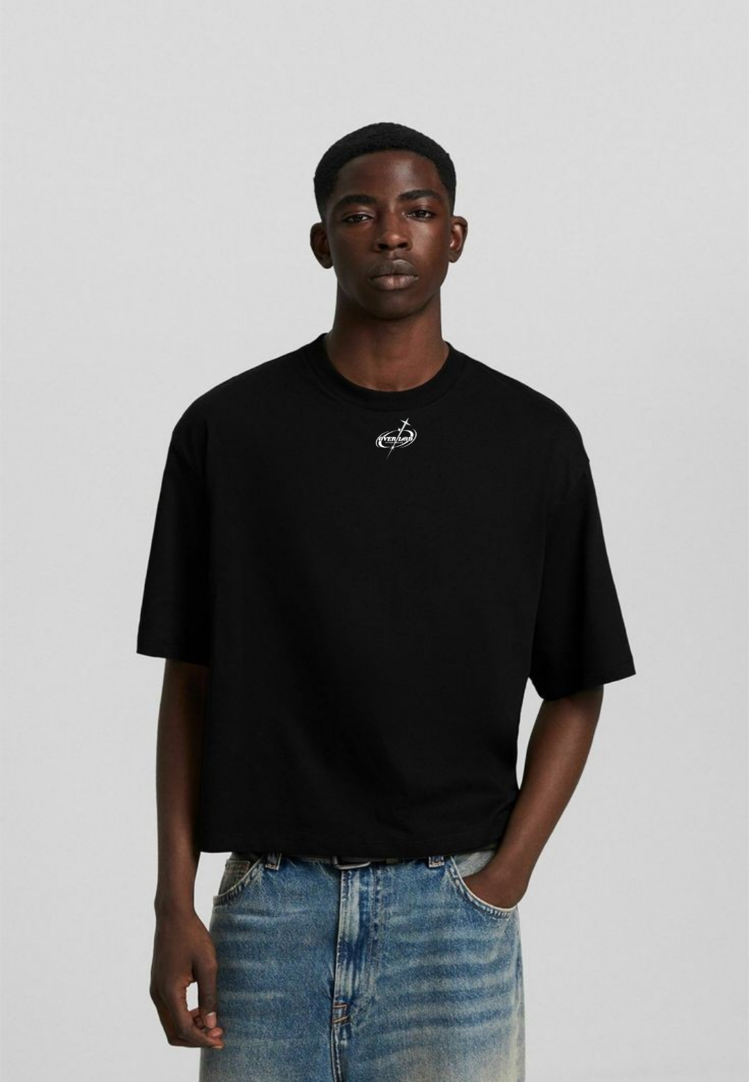 Overlord Heavyweight Tee — Onyx Black